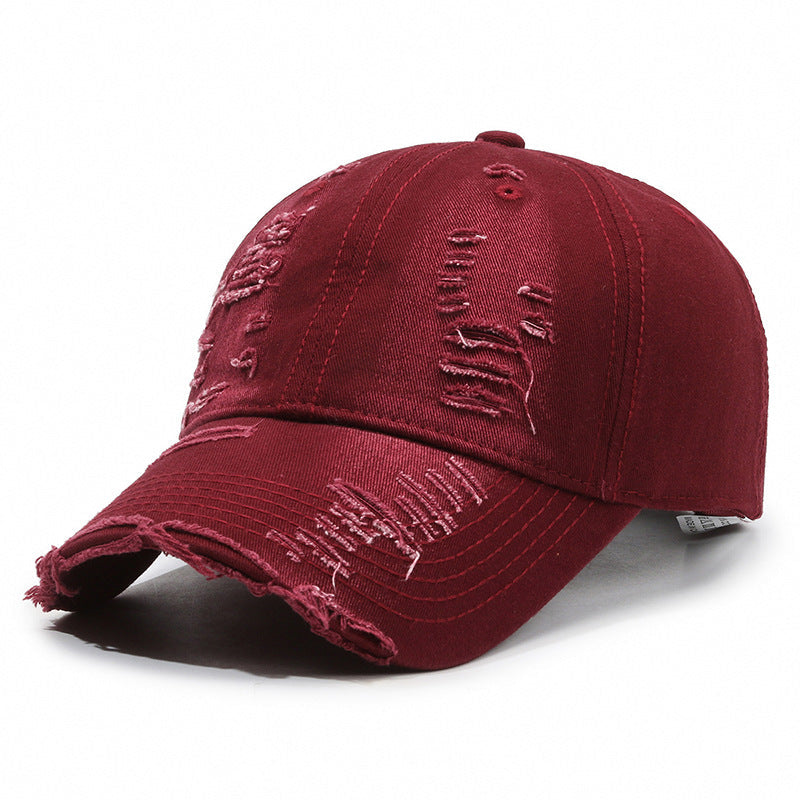 Vintage Washed Cotton Baseball Cap – Men’s Distressed Cowboy‑Style Adjustable Dome Hat What Else You Got?