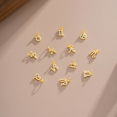 S925 Sterling Silver Zodiac Pendant – All 12 Signs | Hypoallergenic & Timeless Jewelry