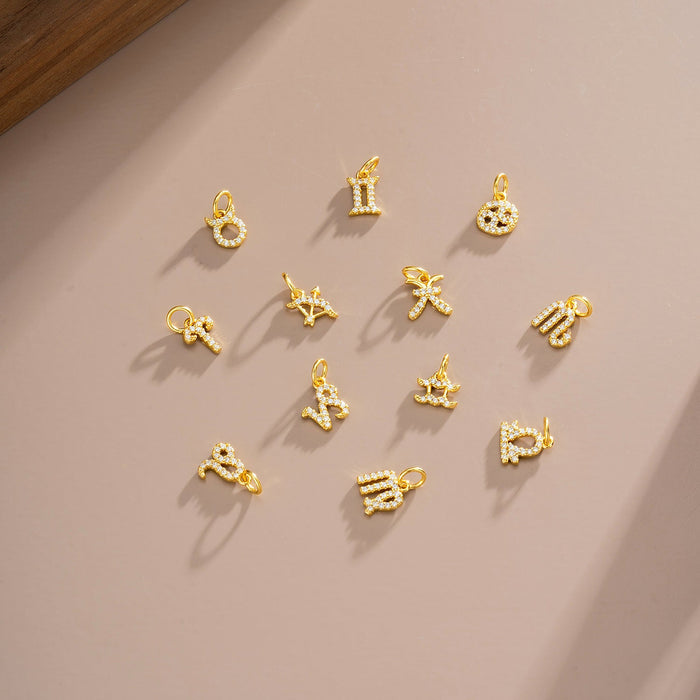 S925 Sterling Silver Zodiac Pendant – All 12 Signs | Hypoallergenic & Timeless Jewelry