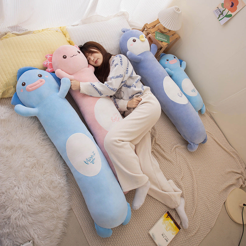 Long Animal Throw Pillow Sleeping Cute Plush Toy What Else You Got?