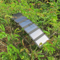 Portable Solar Power Bank - 9W Folding Charger for Hiking, Camping & Travel - 5V 2.1A USB Output - God's Gift of Sustainable Energy