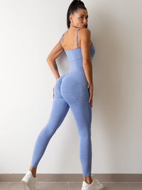 Women's Modest & Flattering Seamless Unitard - Spaghetti Strap Bodysuit for Yoga, Dance & Everyday Wear