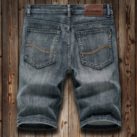 Men's Stretch Denim Capri Shorts