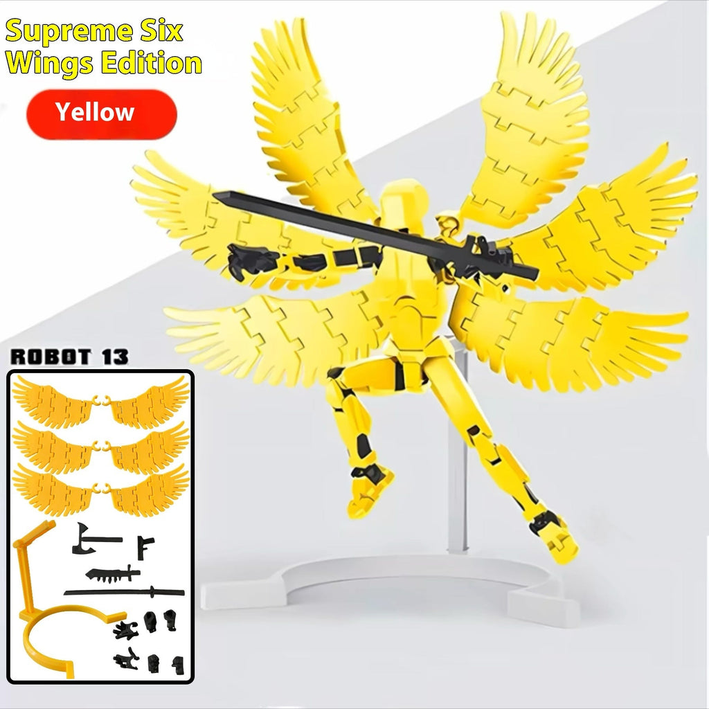 Multi‑Jointed Shapeshift Robot Figure – 3D‑Printed Movable Action Model with Weapons & Accessories What Else You Got?