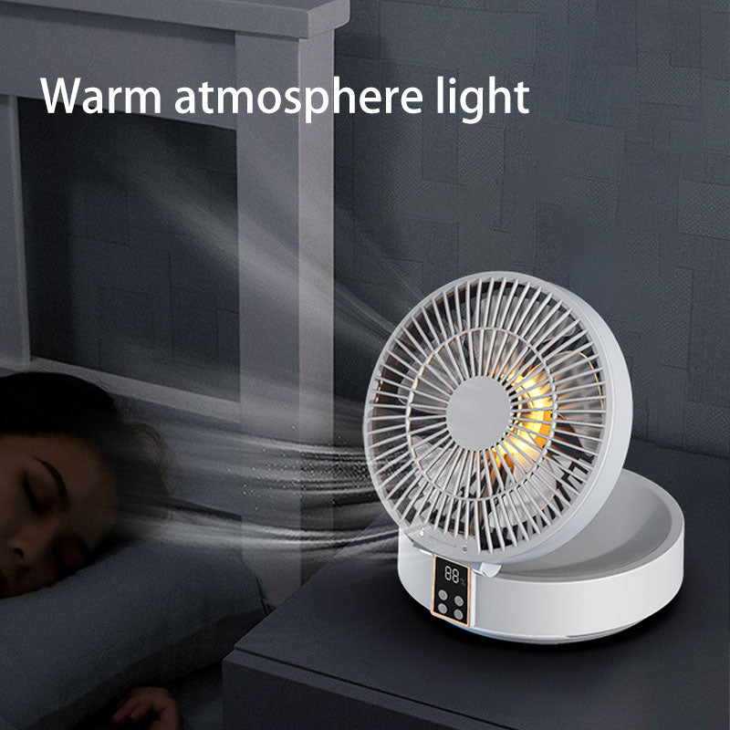 Remote Control Portable Rechargeable Ceiling Usb Electric Folding Fan Night Light Air Cooler Home-appliance Home What Else You Got?