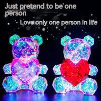Radiant Glow Bear - Luminous Plush Gift for Birthday & Special Occasions