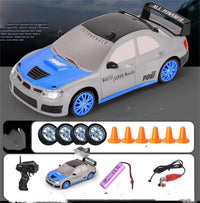 4WD RC Drift Car with LED Headlights – High-Speed 2.4GHz Remote Control Racing Car