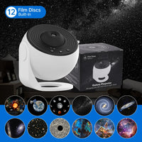 Galaxy Star Projector – 360° Rotating Planetarium Night Light