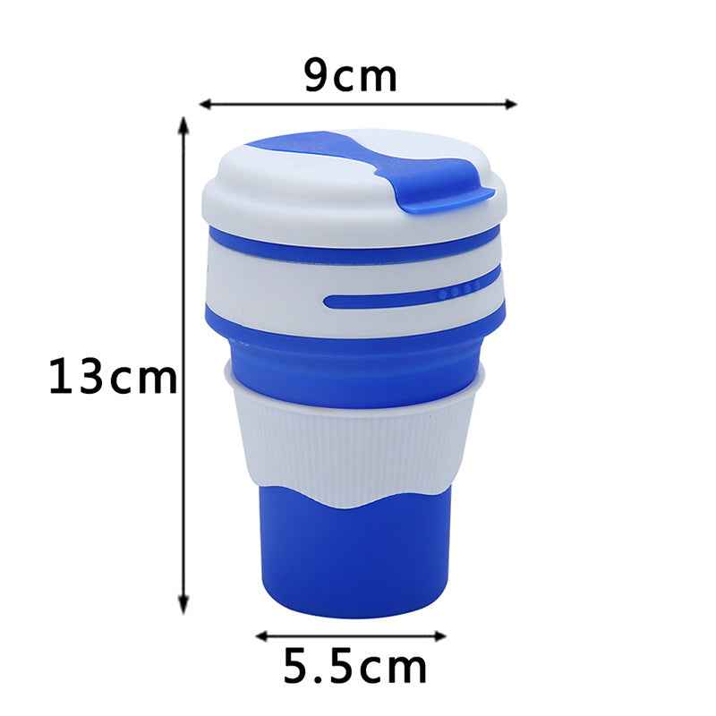 Portable Silicone Folding Cup – Compact, Reusable, Leakproof Travel Cup for Coffee, Water & Juice What Else You Got?