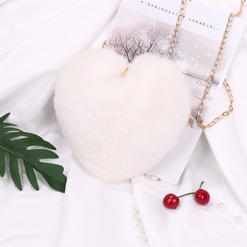 Love Bags For Women Plush Chain Shoulder Bags Valentine's Day Party Bag What Else You Got?