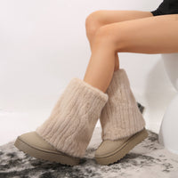Winter Warmth & Style: Women's Fur Snow Boots - Walk in Faith & Comfort