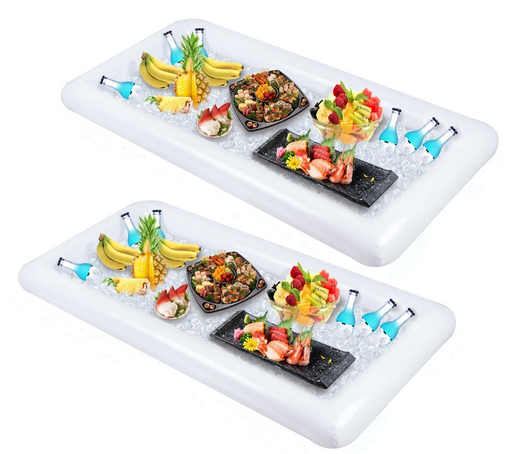Summer Inflatable Water Bar Floating Table Tray Air Cushion Food And Drink Holder What Else You Got?