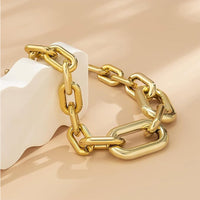 Chunky Gold Chain Necklace for Women | Bold Vintage Link Choker | 2026 Glamoratti Trend Jewelry