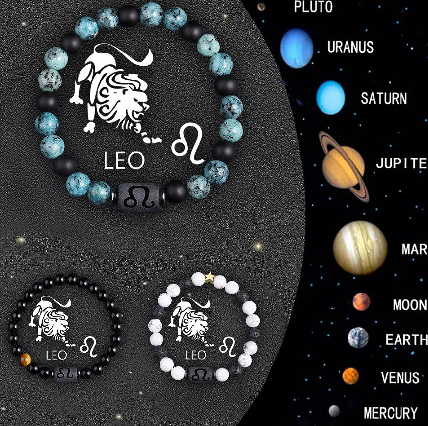 Crystal Stone Zodiac Sign Bracelet What Else You Got?