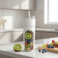 Portable USB Rechargeable Wireless Blender – Personal Smoothie Maker & Juice Cup – No Outlet Needed