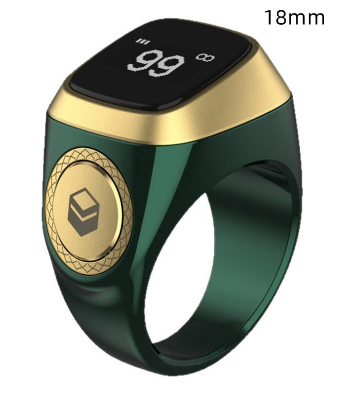 Smart Tasbih Ring – Bluetooth Muslim Prayer Counter Ring with OLED Display What Else You Got?