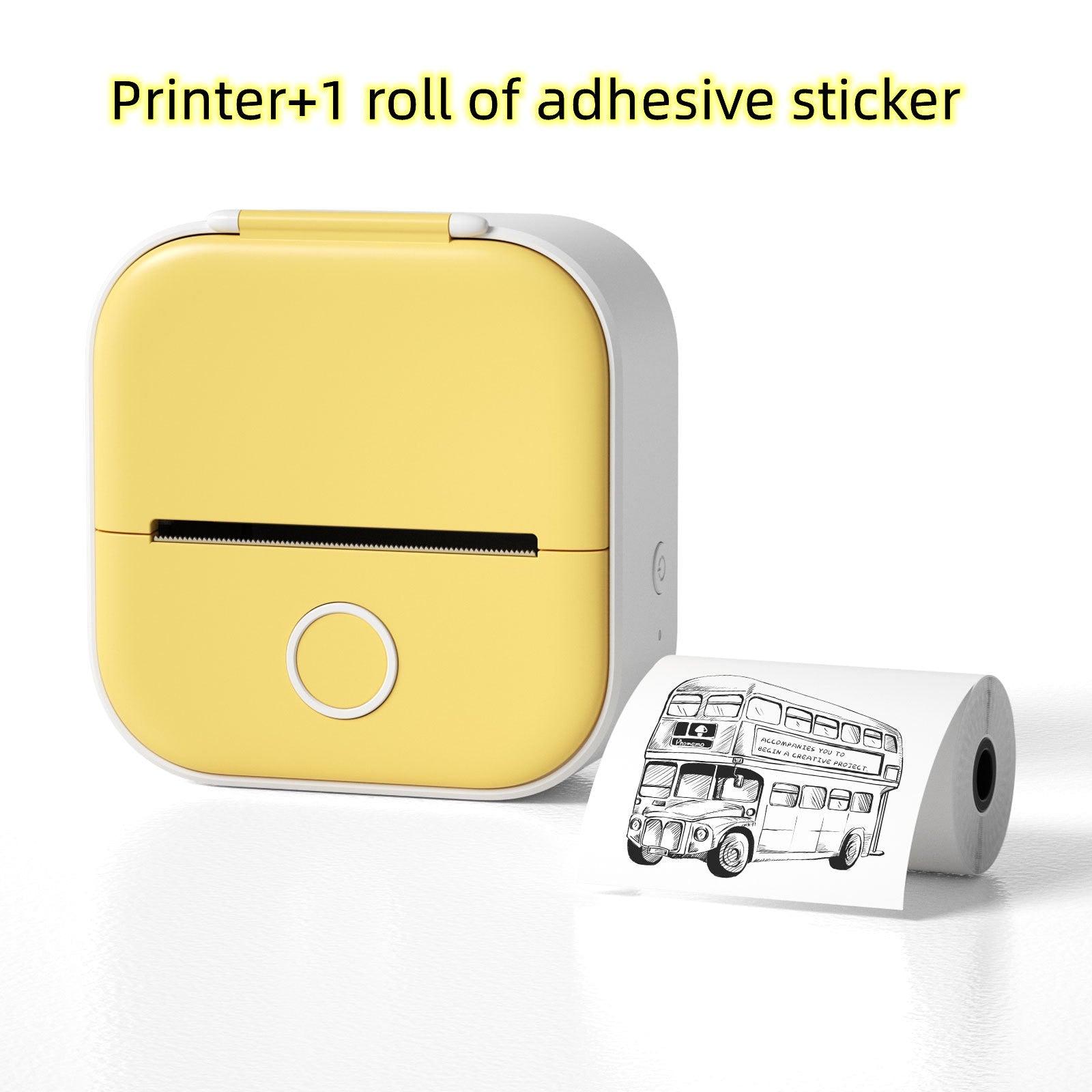 Portable Mini Thermal Label Printer Home Photo Printer Student Wrong Question Printer Bluetooth-compatible Mini Label Printer Price Tag What Else You Got?