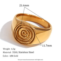 Fashion Temperament Fingerprint Ring For Women