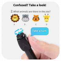 Fidget Answer Pen - Decompression Spinning Gel Pen for Focus & Stress Relief