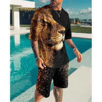 Men’s Short-Sleeve Leisure Set – Lightweight Two-Piece Casual Outfit for Travel