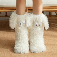 Cozy Fleece Snow Socks – Anti-Slip Winter Warmers with Adorable Pet Designs (One Size Fits Most)
