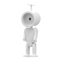 Galactic Astronaut Magnetic Night Light - Christian Space-Themed Decor with Building Blocks