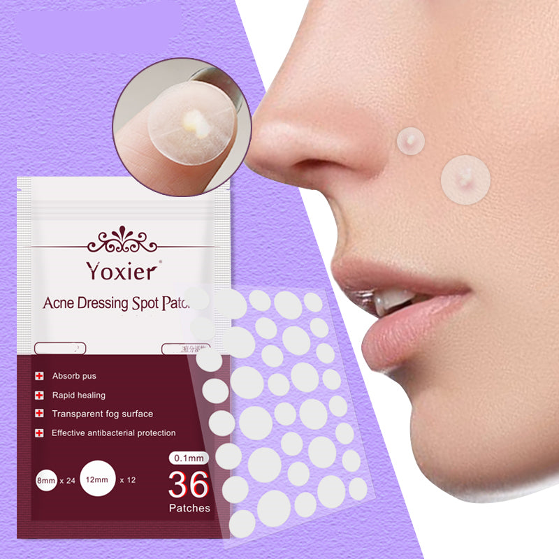 Hydrocolloid Acne Patches – Invisible Blemish Spot Stickers for Targeted Skincare