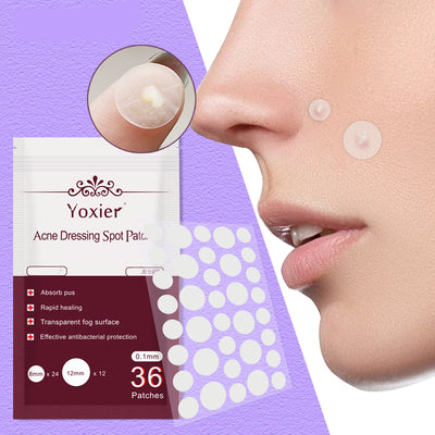 Hydrocolloid Acne Patches – Invisible Blemish Spot Stickers for Targeted Skincare