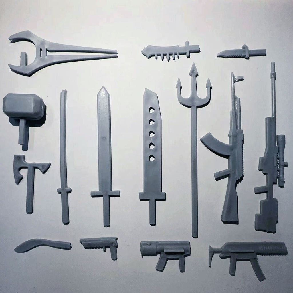 Multi‑Jointed Shapeshift Robot Figure – 3D‑Printed Movable Action Model with Weapons & Accessories What Else You Got?