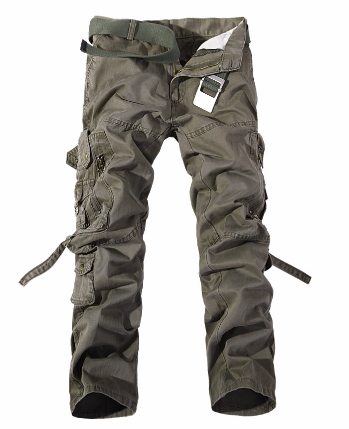 Men's Multi-pocket Cargo Pants Washed Hot Sale Cargo Pants What Else You Got?