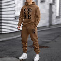 Men's Casual Sporty Hoodie & Pants Set – Comfortable Two-Piece Tracksuit