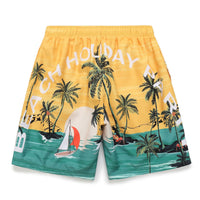 Tropical Coconut Beach Shorts - Lightweight & Breathable Summer Vacation Essentials for Men & Women