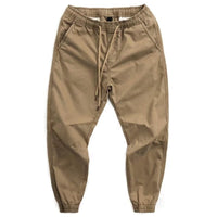 Men’s Quick-Dry Cargo Joggers – Lightweight Outdoor Cropped Work Pants for Warm Weather