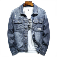 Men’s Relaxed-Fit Denim Jacket – Cotton Casual Jacket for All Seasons
