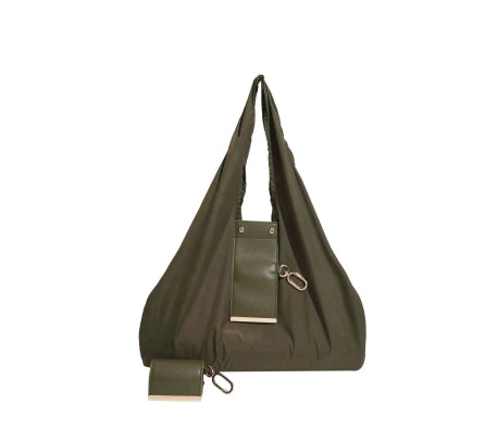 Women's Handbag With Key-ring Design Lightweight Shoulder Bag Large Capacity Shopping Bags What Else You Got?