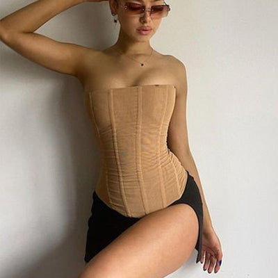 Summer Breeze Mesh Crop Top