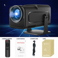 HY320mini 1080P Mini Projector - Perfect for Home Worship & Family Movie Nights
