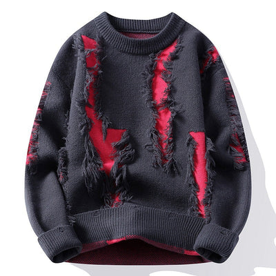 Cozy Men's Plus Size Casual Sweater - Perfect for Autumn & Winter | Soft Cotton Blend Pullover