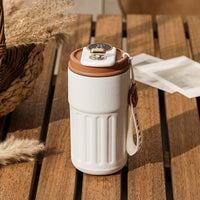 Premium 450ml Stainless Steel Smart Thermal Mug - Keeps Coffee Hot/Cold for Hours - Perfect for Travel, Work & Gifts