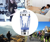 Electric Protein Shaker Bottle – USB Rechargeable Mixer Cup for Shakes & Smoothies