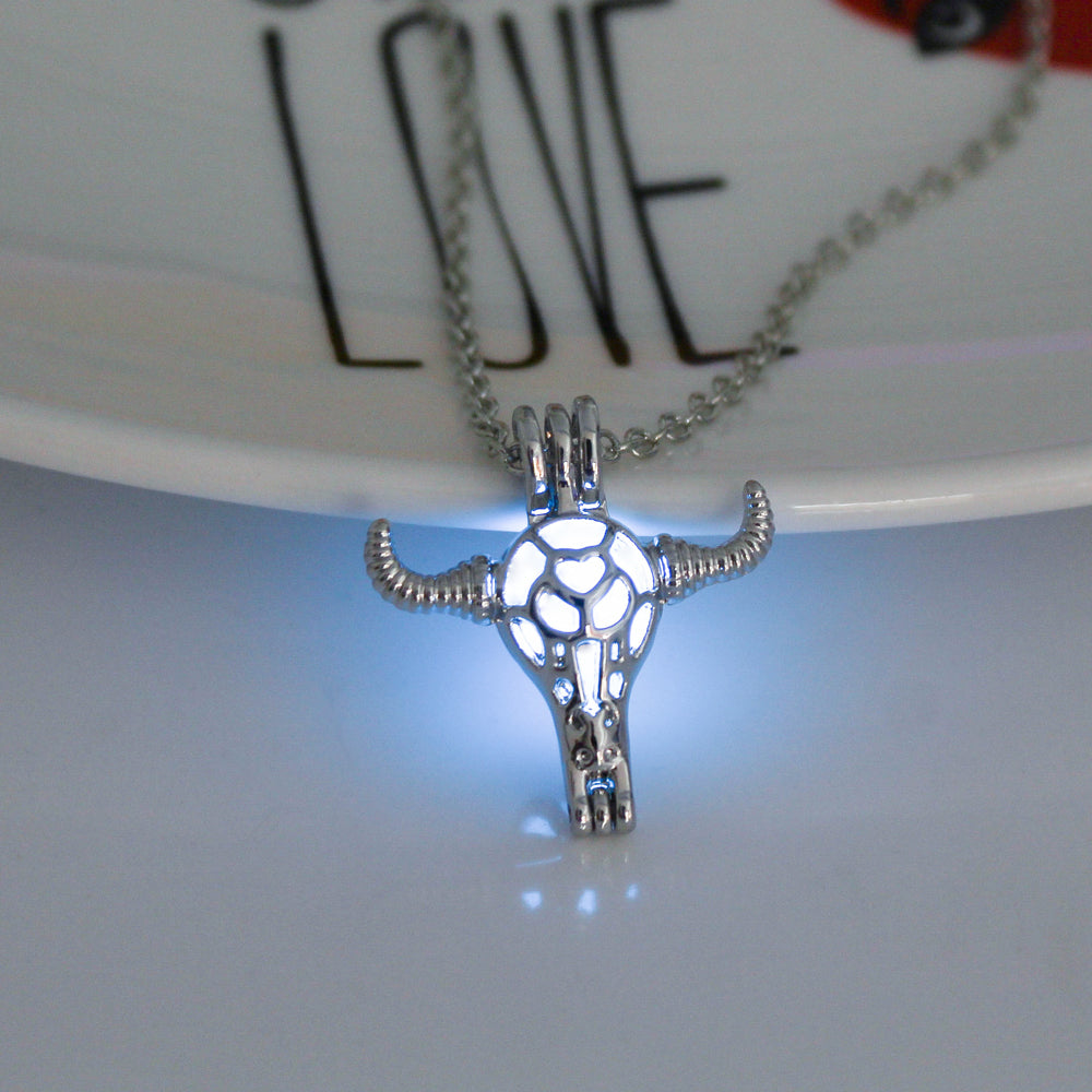 Glow‑in‑the‑Dark Multicolored Minotaur Pendant Necklace What Else You Got?