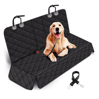 Waterproof Dog Car Seat Cover - Scratchproof Pet Rear Seat Protector for Car, Truck & SUV
