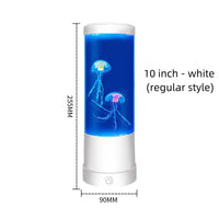 Glowing Jellyfish USB LED Night Light - Colorful Atmosphere Lamp for Home Decor