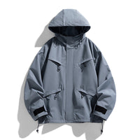 Vintage Japanese Windbreaker Jacket – Lightweight Hooded Shell for Men & Women