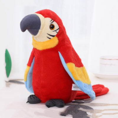 Electric Talking Parrot Plush Toy – Repeats & Records Speech