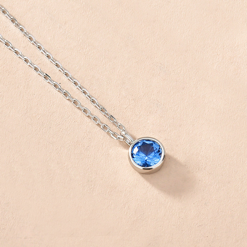 Women's Fashionable Simple Sterling Silver Solitaire Necklace With Twelve Zodiac Signs What Else You Got?
