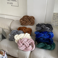 Personalized Ring Knot Plush Pillow – Custom Throw Cushion for Sofa & Home Decor