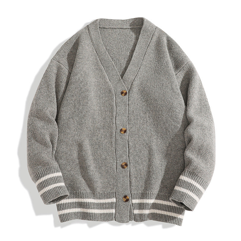 Mens Versatile Sweater Jacket For Teens
