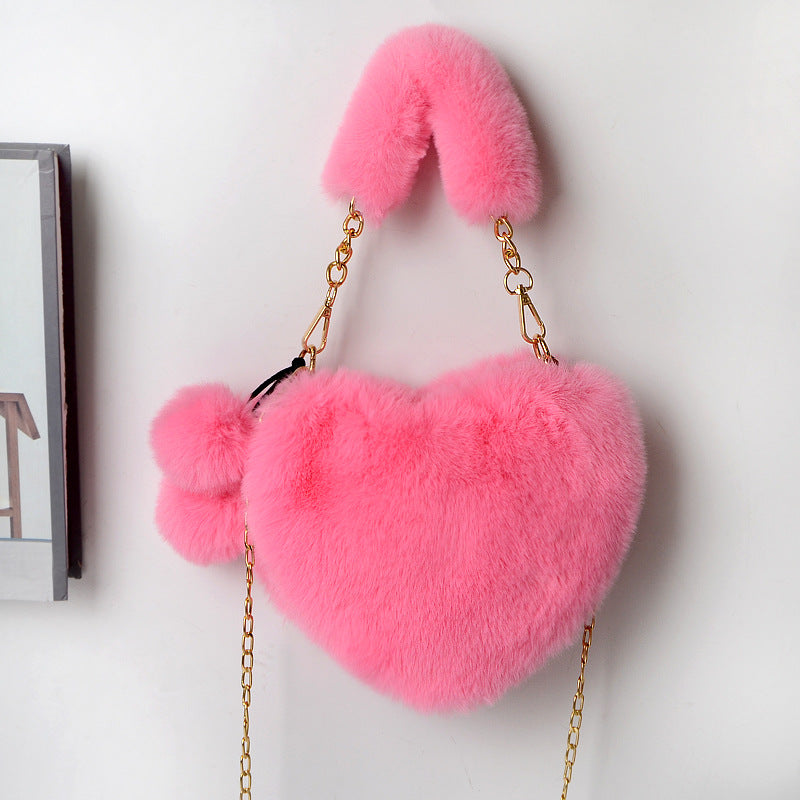 Love Bags Soft Plush Handbags Women Valentine's Day Party Bag What Else You Got?