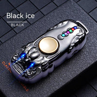 USB Rechargeable Fidget Spinner Lighter – Windproof Tungsten Coil Metal EDC